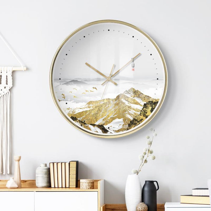 MARCELLO Gold Series Pop Art Wall Clock