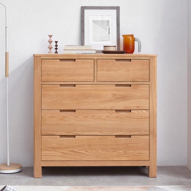 AKAMINE All Solid Wood Chest of Drawers Japan Nordic — Teak