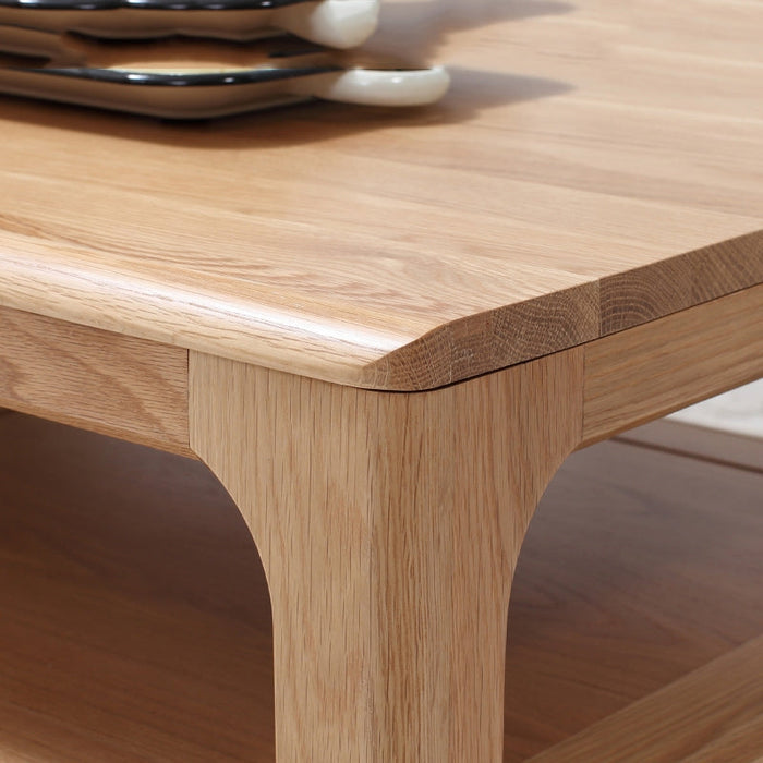 AKAGI Japanese Style Pure Solid Wood Coffee Table