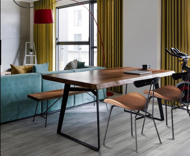 ANTONIO Solid Wood Dining Table Nordic Modern Minimalist Scandinavian ...