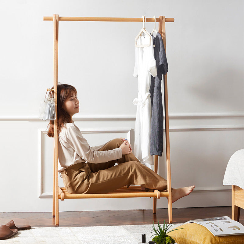 Japanese Cloth Rack GREYSON Wardrobe Coat Rack Japanese Design — Teak-Furniture-Singapore.com