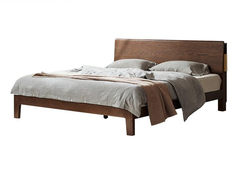 BRYSON Japanese Nordic Bed  Solid Wood