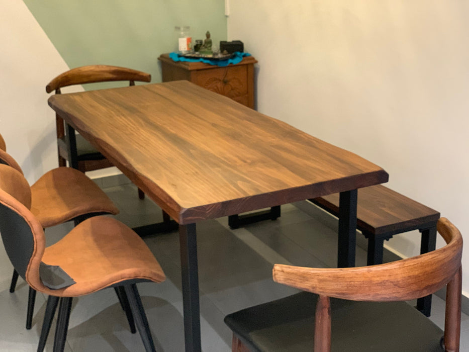 ALAN Nordic Designer Solid Wood Dining Table Scandinavian