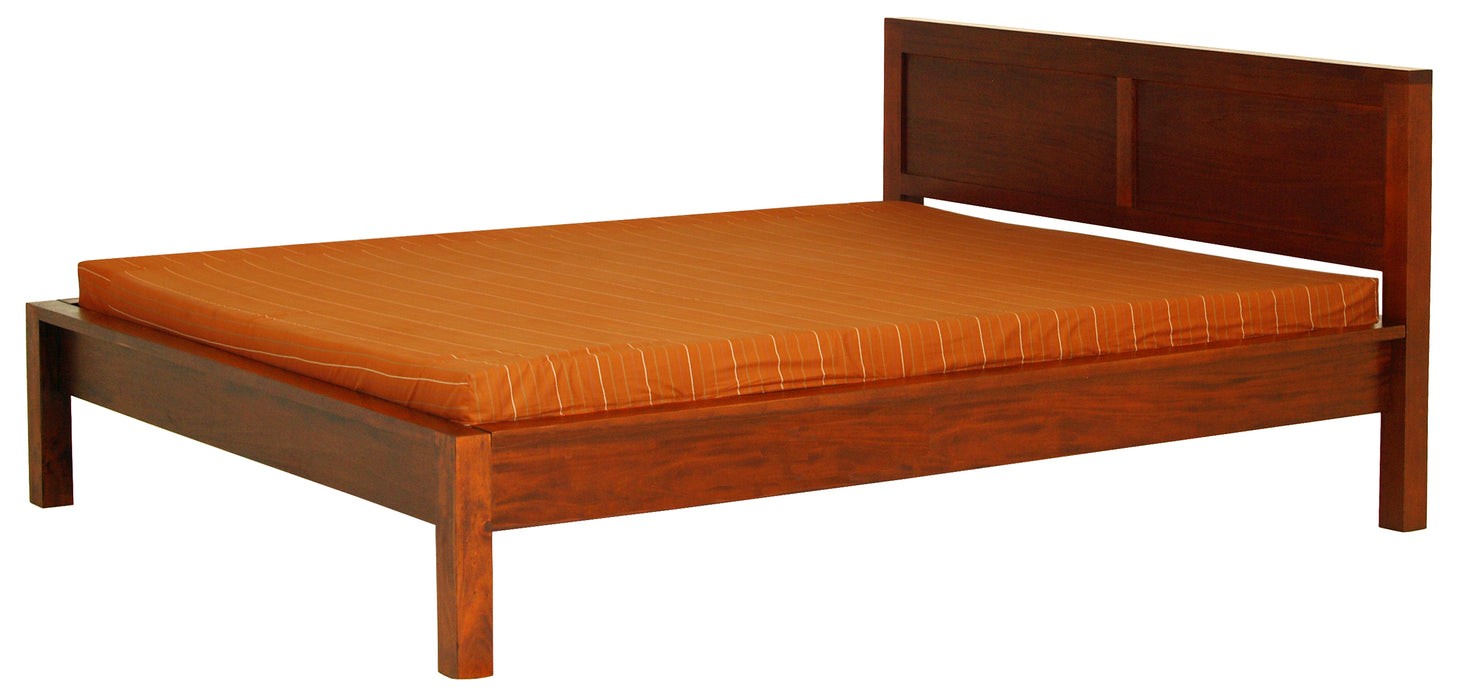 Sweden ORI Teak 4 Drawer Storage Bed Frame King Size Fit Mattress 193 x 183 cm