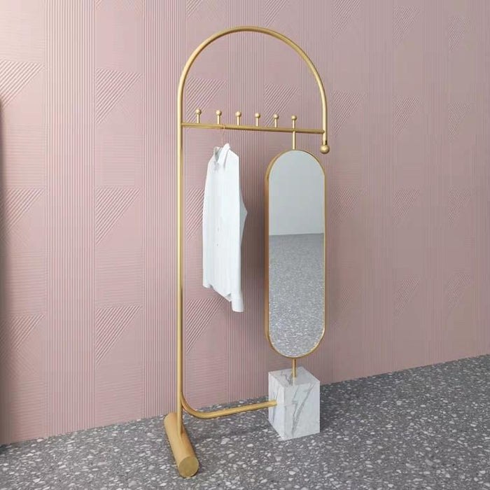 TAYLOR Standing Mirror Clothes Rack